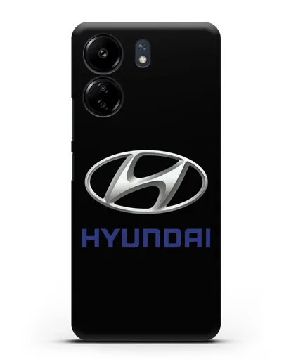 Чехол с логотипом Hyundai силиконовый для Xiaomi Poco C65