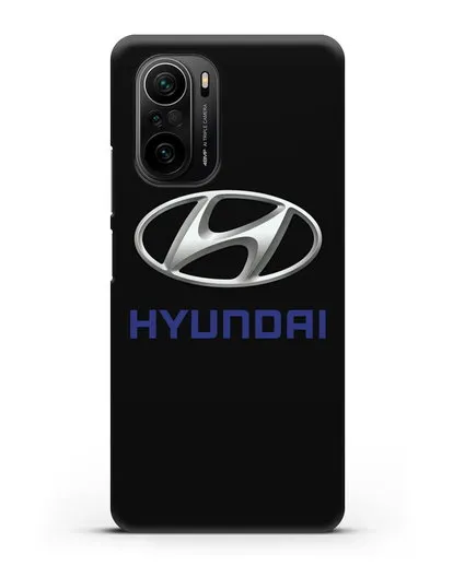 Чехол с логотипом Hyundai силиконовый для Xiaomi Poco F3 Pro