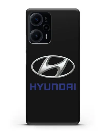 Чехол с логотипом Hyundai силиконовый для Xiaomi Poco F5