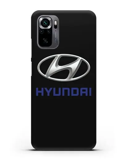 Чехол с логотипом Hyundai силиконовый для Xiaomi Poco M5s