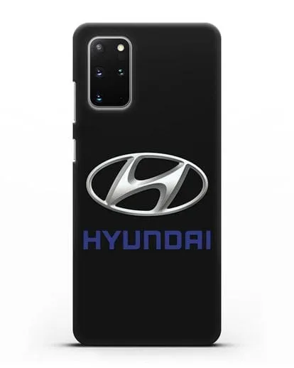 Чехол с логотипом Hyundai силиконовый для Samsung Galaxy S20 Plus [SM-G985F]