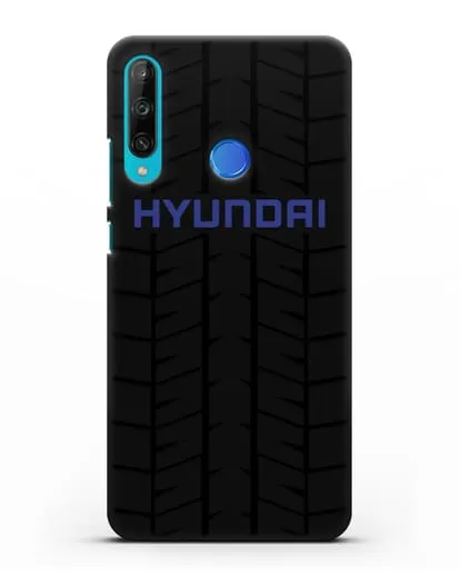 Чехол с логотипом Хёндэ с протектором шин силиконовый для Honor 9C