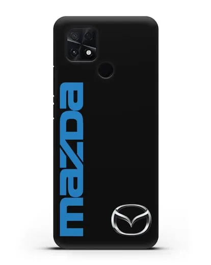 Чехол с надписью Mazda и логотипом силиконовый для Xiaomi Poco C40
