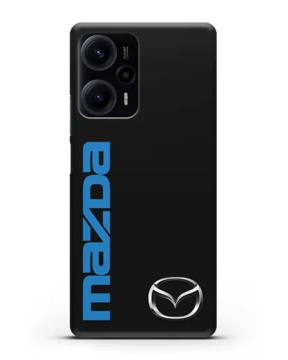 Чехол с надписью Mazda и логотипом силиконовый для Xiaomi Poco F5