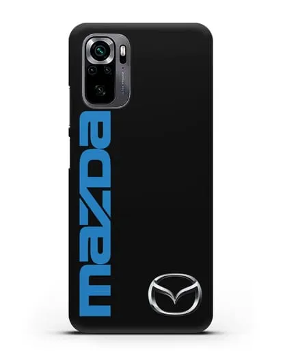 Чехол с надписью Mazda и логотипом силиконовый для Xiaomi Poco M5s