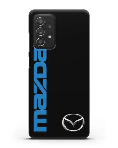 Чехол с надписью Mazda и логотипом силиконовый для Samsung Galaxy A53
