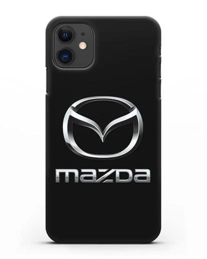 Чехол с логотипом Mazda силиконовый для iPhone 11