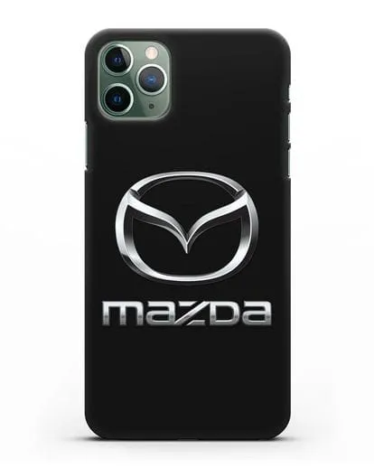 Чехол с логотипом Mazda силиконовый для iPhone 11 Pro Max