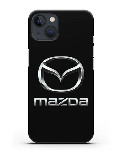 Чехол с логотипом Mazda силиконовый для iPhone 13