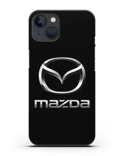 Чехол с логотипом Mazda силиконовый для iPhone 13 Mini