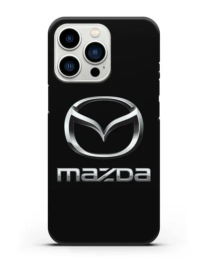 Чехол с логотипом Mazda силиконовый для iPhone 13 Pro