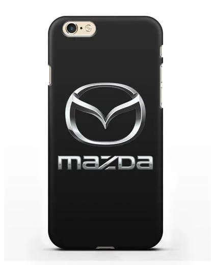 Чехол с логотипом Mazda силиконовый для iPhone 6s