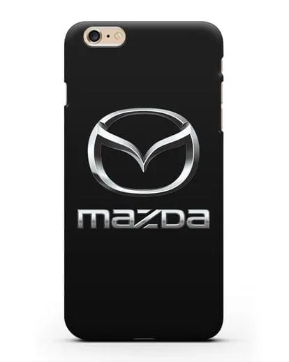 Чехол с логотипом Mazda силиконовый для iPhone 6 Plus