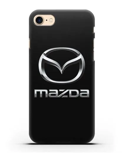 Чехол с логотипом Mazda силиконовый для iPhone 7