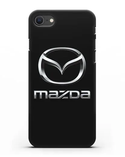 Чехол с логотипом Mazda силиконовый для iPhone SE 2020