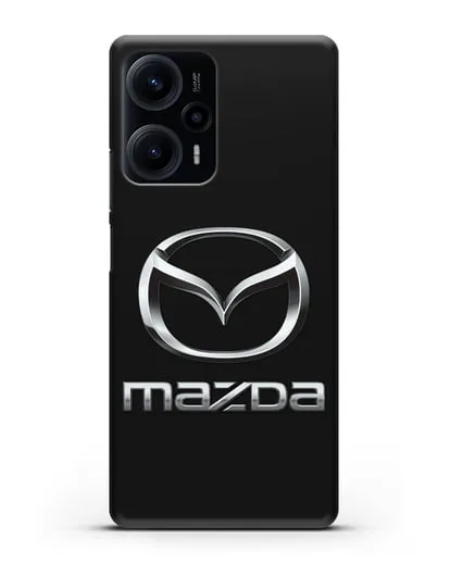 Чехол с логотипом Mazda силиконовый для Xiaomi Poco F5