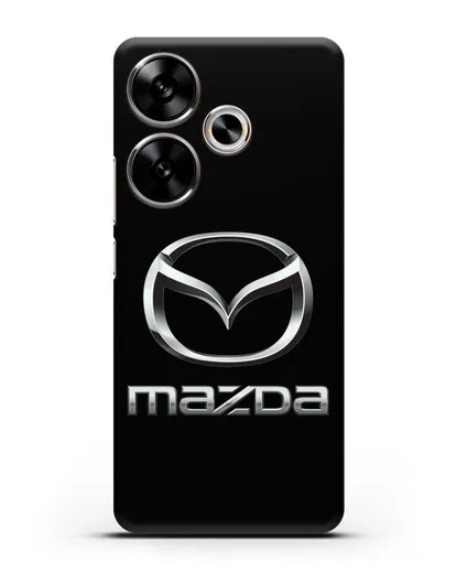 Чехол с логотипом Mazda силиконовый для Xiaomi Poco F6