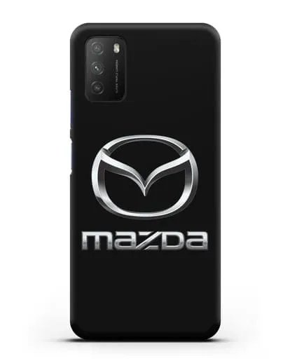Чехол с логотипом Mazda силиконовый для Xiaomi Poco M3