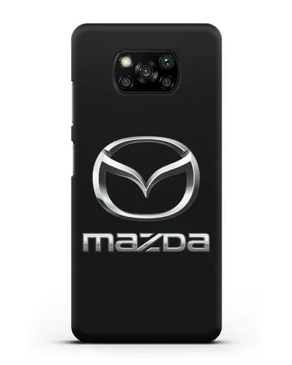 Чехол с логотипом Mazda силиконовый для Xiaomi Poco X3