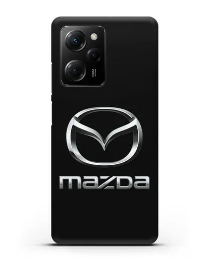 Чехол с логотипом Mazda силиконовый для Xiaomi Poco X5 Pro