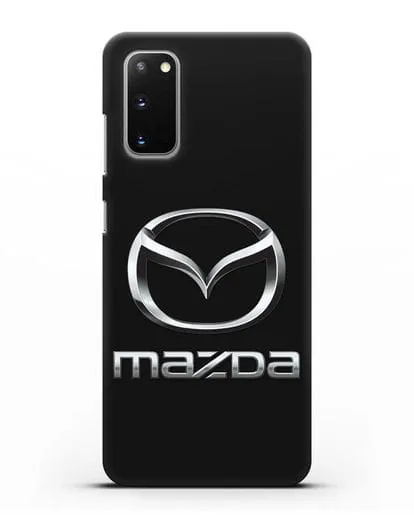 Чехол с логотипом Mazda силиконовый для Samsung Galaxy S20 [SM-G980F]