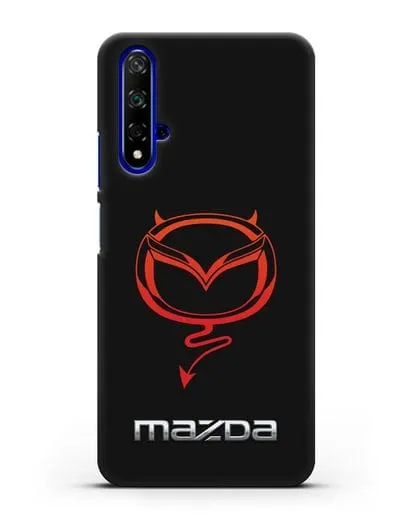 Чехол с логотипом Мазда Дьявол силиконовый для Honor 20