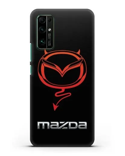 Чехол с логотипом Мазда Дьявол силиконовый для Honor 30