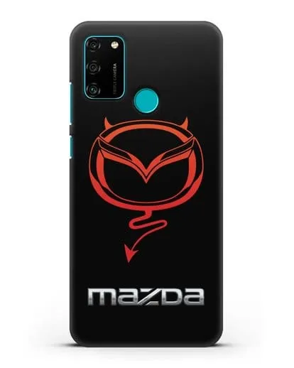 Чехол с логотипом Мазда Дьявол силиконовый для Honor 9A