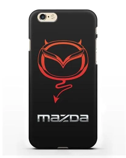 Чехол с логотипом Мазда Дьявол силиконовый для iPhone 6s