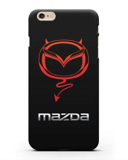 Чехол с логотипом Мазда Дьявол силиконовый для iPhone 6 Plus
