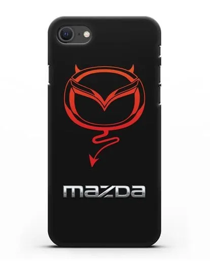 Чехол с логотипом Мазда Дьявол силиконовый для iPhone SE 2020