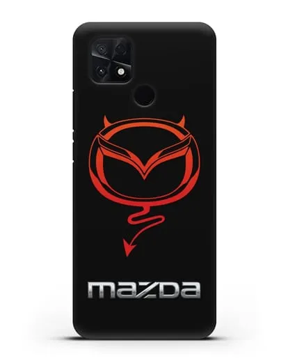 Чехол с логотипом Мазда Дьявол силиконовый для Xiaomi Poco C40