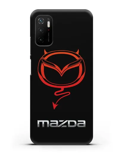 Чехол с логотипом Мазда Дьявол силиконовый для Xiaomi Poco M3 Pro