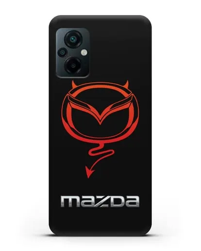 Чехол с логотипом Мазда Дьявол силиконовый для Xiaomi Poco M5