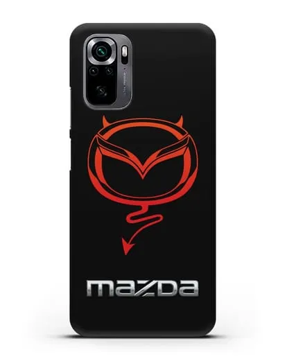 Чехол с логотипом Мазда Дьявол силиконовый для Xiaomi Poco M5s