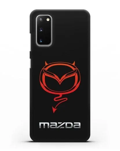 Чехол с логотипом Мазда Дьявол силиконовый для Samsung Galaxy S20 [SM-G980F]