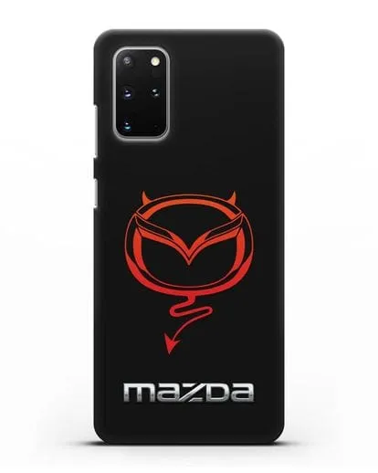 Чехол с логотипом Мазда Дьявол силиконовый для Samsung Galaxy S20 Plus [SM-G985F]