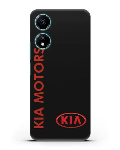 Чехол с надписью Kia Motors и логотипом силиконовый для Honor X5 Plus