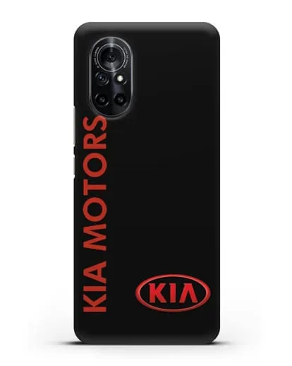 Чехол с надписью Kia Motors и логотипом силиконовый для Huawei Nova 8