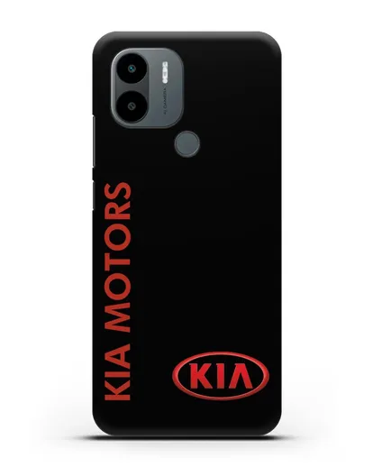 Чехол с надписью Kia Motors и логотипом силиконовый для Xiaomi Poco C51