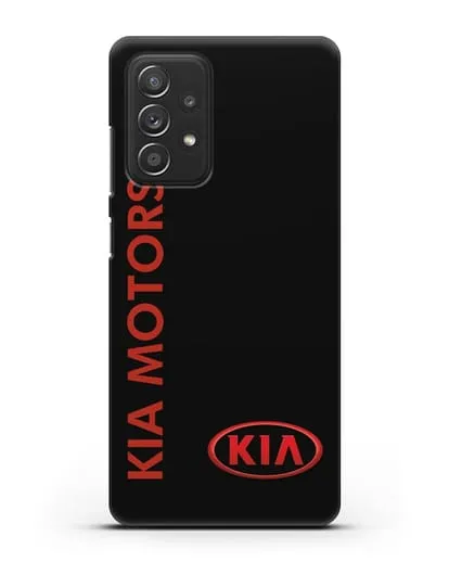 Чехол с надписью Kia Motors и логотипом силиконовый для Samsung Galaxy A53