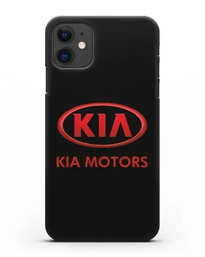 Чехол с логотипом Kia силиконовый для iPhone 11
