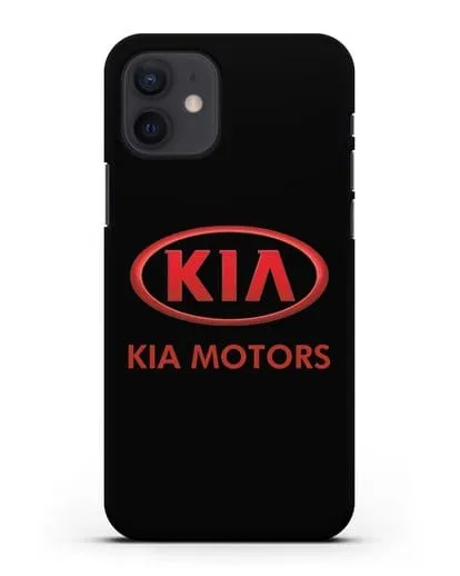 Чехол с логотипом Kia силиконовый для iPhone 12