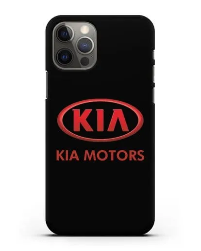 Чехол с логотипом Kia силиконовый для iPhone 12 Pro