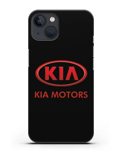 Чехол с логотипом Kia силиконовый для iPhone 13 Mini