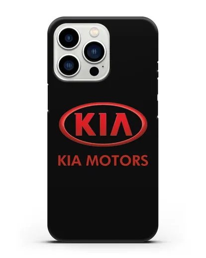 Чехол с логотипом Kia силиконовый для iPhone 13 Pro