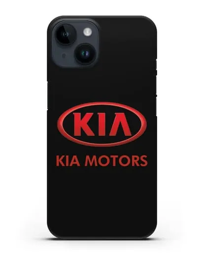 Чехол с логотипом Kia силиконовый для iPhone 14