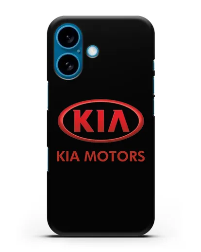 Чехол с логотипом Kia силиконовый для iPhone 16