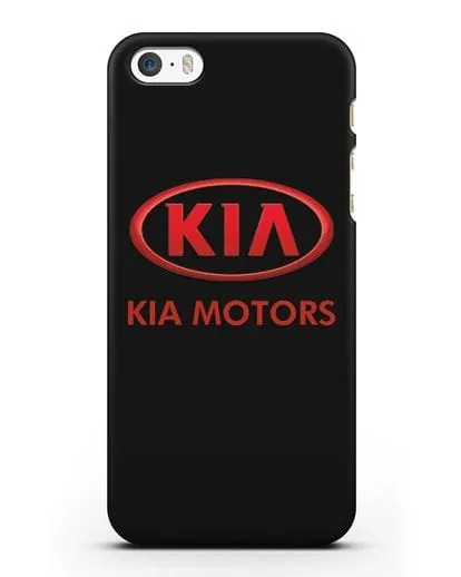 Чехол с логотипом Kia силиконовый для iPhone 5/5s/SE