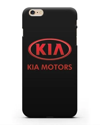 Чехол с логотипом Kia силиконовый для iPhone 6 Plus